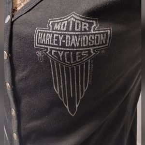 Harley Davidson Vintage 1988 Snap Tank Size M